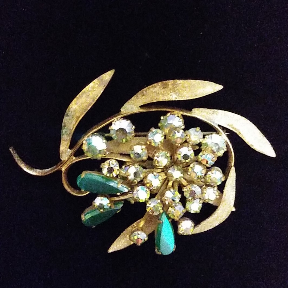 Vintage Brooch Made in Germany West Flower
